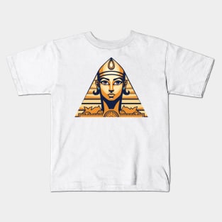 Ancient Egypt Pharaohs, Pyramids,Ancient Elegance: Modern Twist on Legendary Egypt Kids T-Shirt